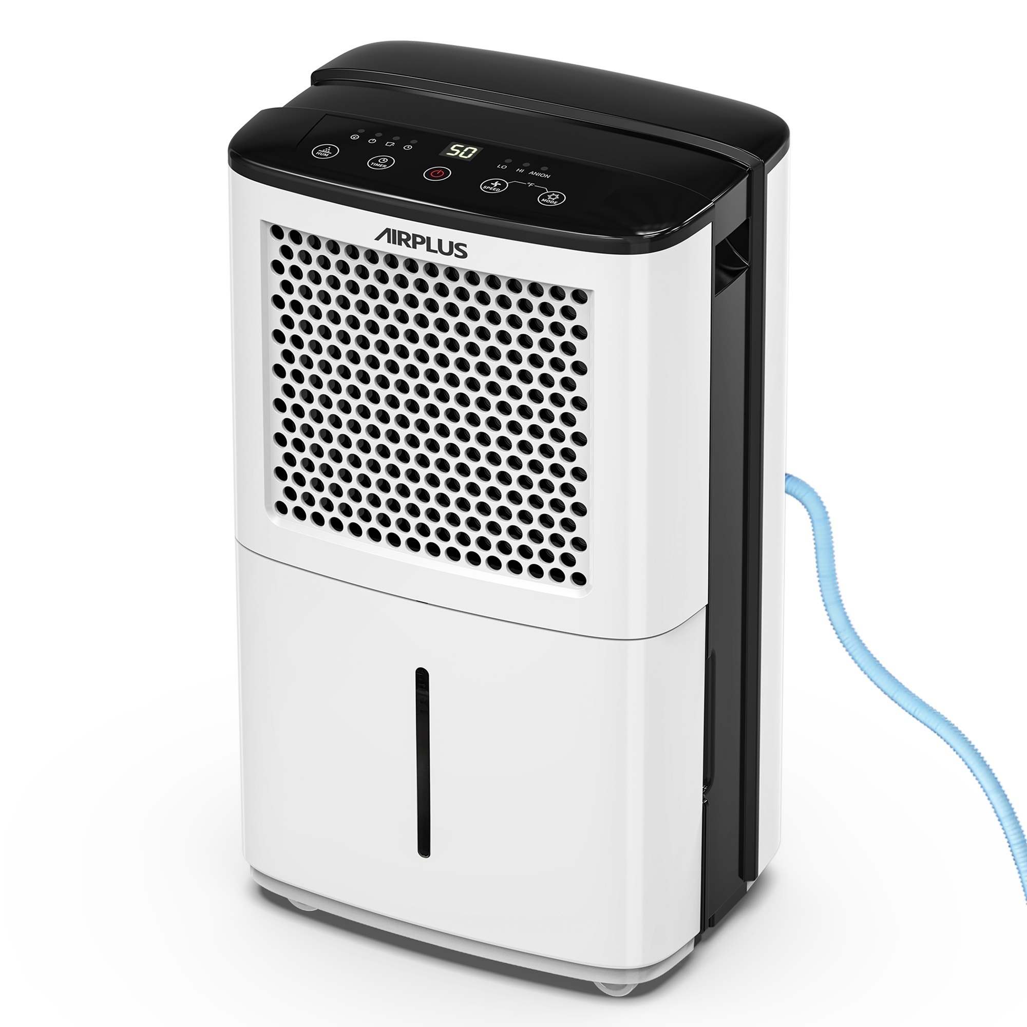 EdenDirect Dehumidifier — 50 Pt., 2000 Sq. Ft. Coverage, Auto Defrost, 24H Timer, White, Model# NTE-602EE